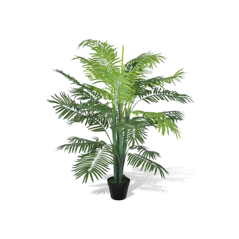 Calitate înaltă Palmier Phoenix artificial cu aspect natural si ghiveci, 130 cm