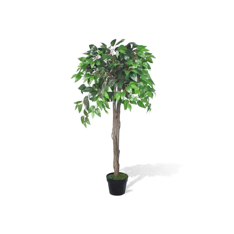Ficus artificial cu aspect natural si ghiveci, 110 cm Expediere rapidă