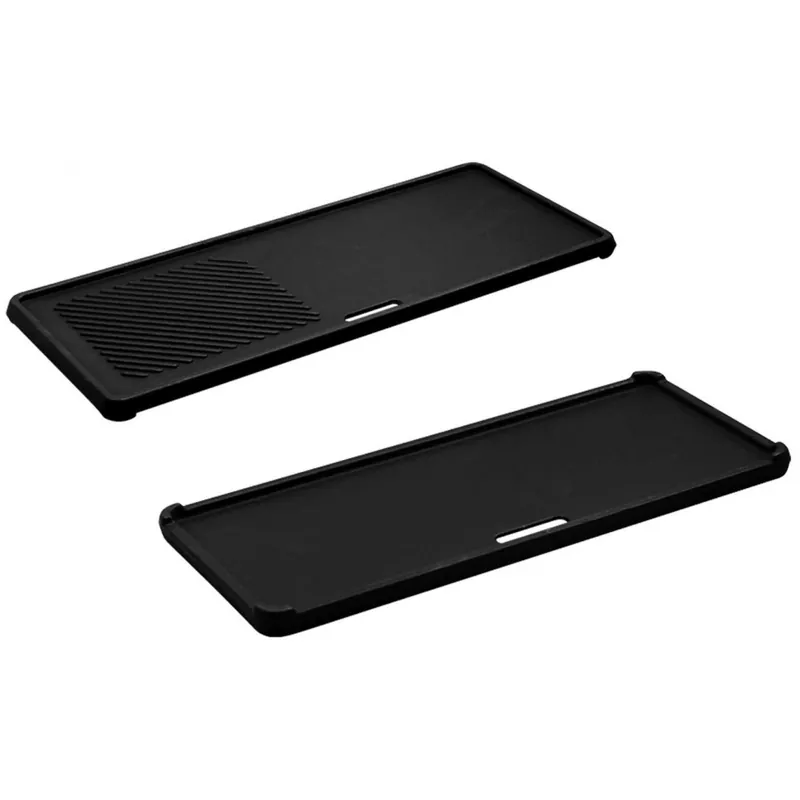 Discount Plita din fonta cu 2 fete neteda si grill 42 x 20 x 1,5 cm pentru gratar Chicago 3 Enders 7899