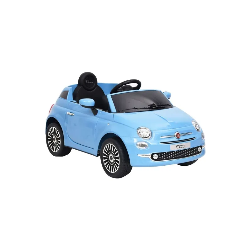 Masina electrica pentru copii Fiat 500, albastru Popular