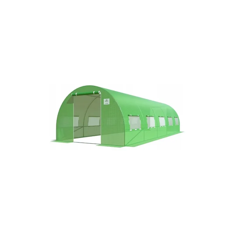 Ofertă limitată Solar de gradina 8 x 3 x 2 m, folie verde