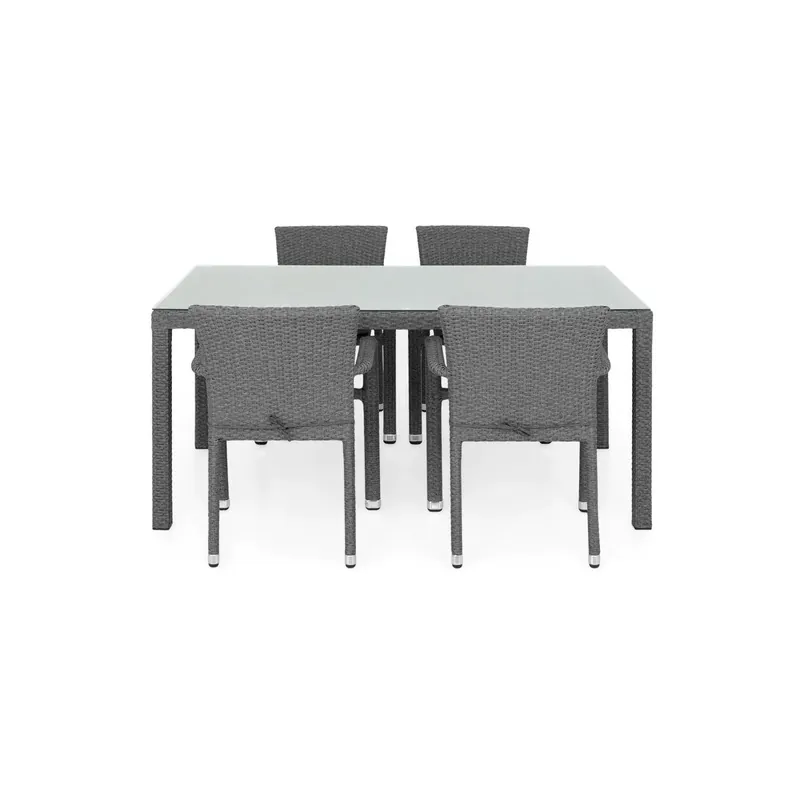Ofertă exclusivă Set mobilier HORECA terasa si gradina, 4 scaune si masa
