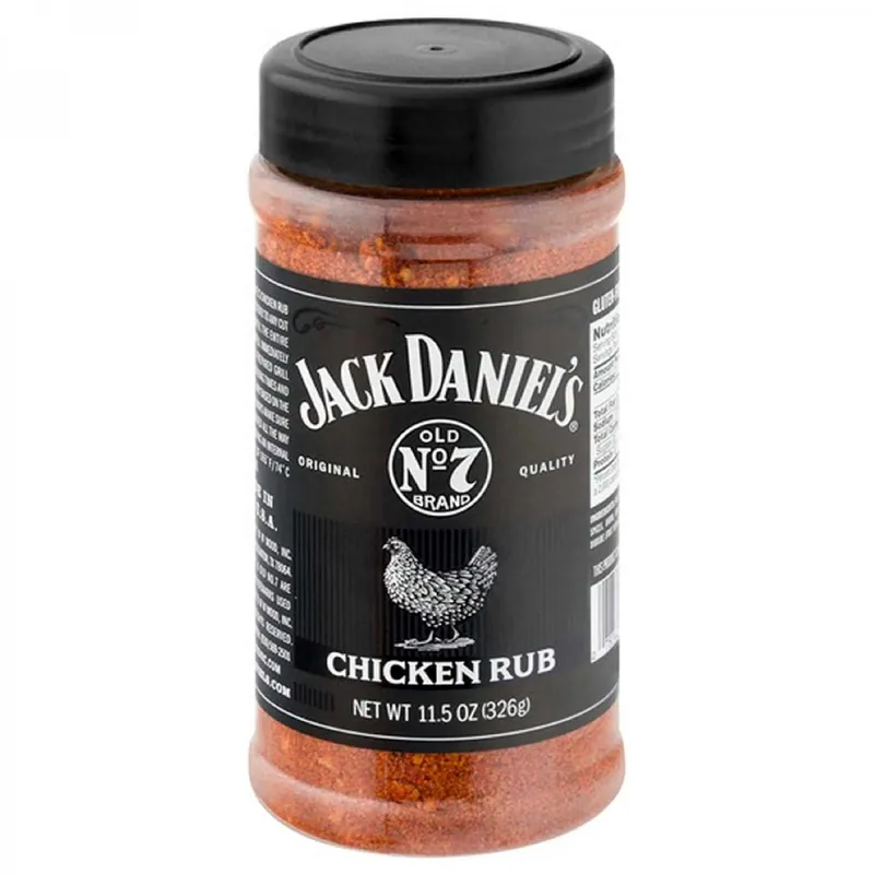 Condimente pentru carne de pasare la gratar Jack Daniels Chicken Rub 326 grame JD-BR11.5OZ Expediere rapidă