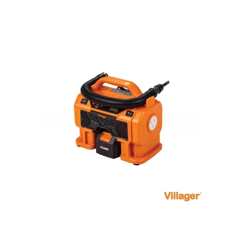 Ofertă de sezon Minicompresor cu acumulator Villager Fuse VAT 1220 Solo 060111