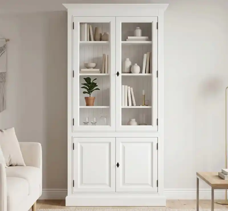 Ofertă de sezon Vitrina cu 2 usi + 2 usi sticla