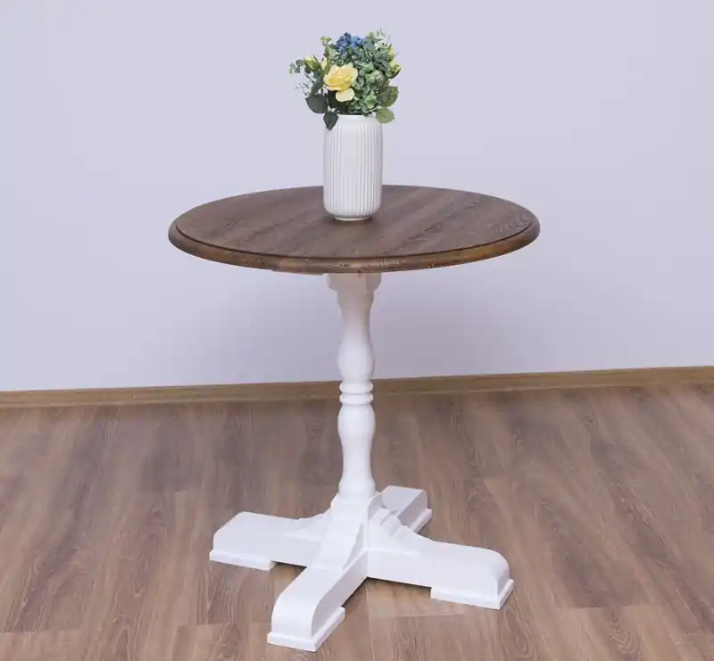 Cumpără acum Masa de bar cu blat rotund 78cm, blat stejar