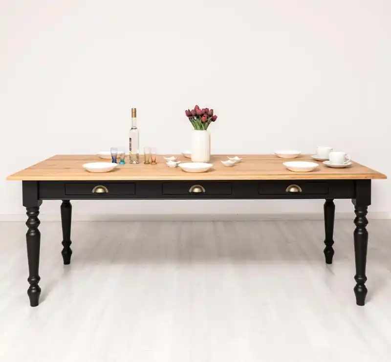 Reduceri Masa dining 160x90cm, blat stejar