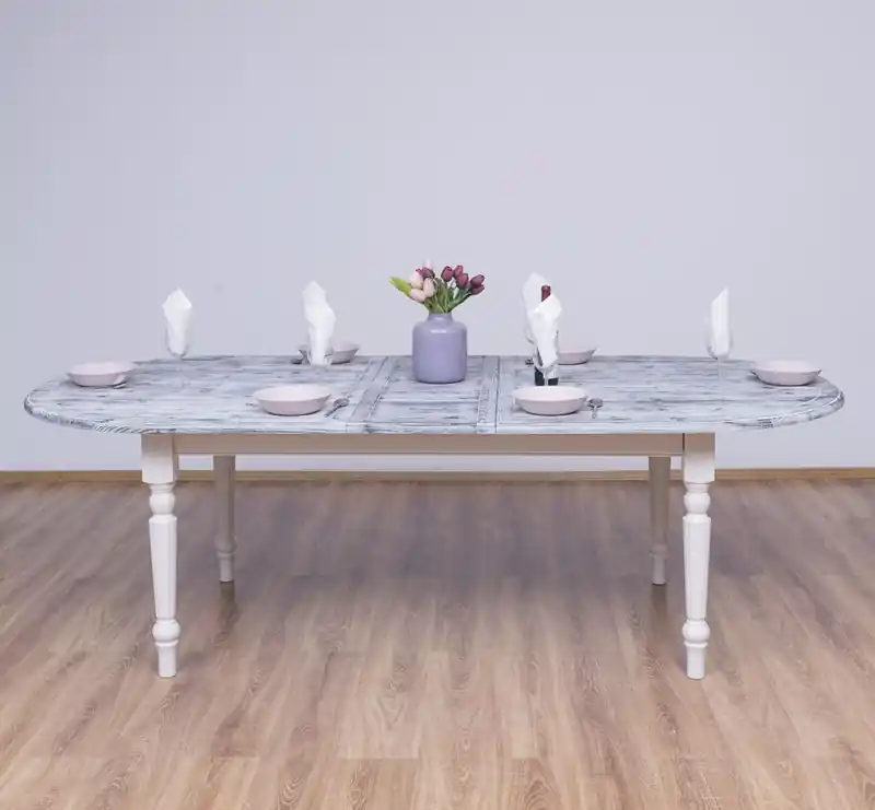 Ofertă exclusivă Masa ovala extensibila 180/220cm